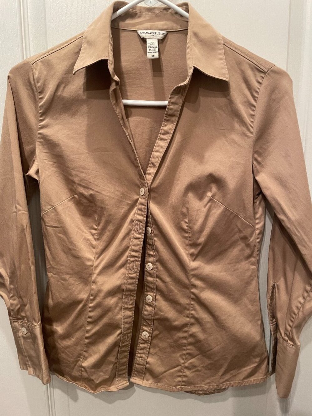 Banana Republic Women 3/4 Sleeves Button Shirt